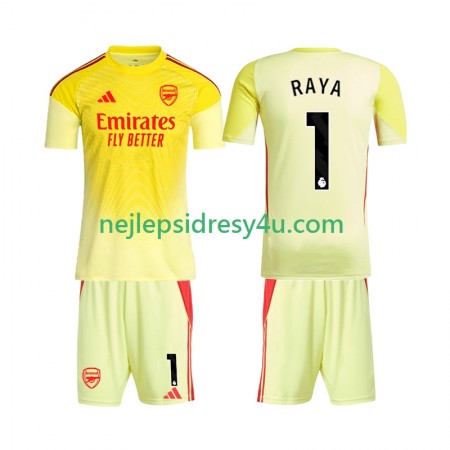 Fotbalový Dres Arsenal Raya 1 Brankářské Dětské Domácí 2025/26